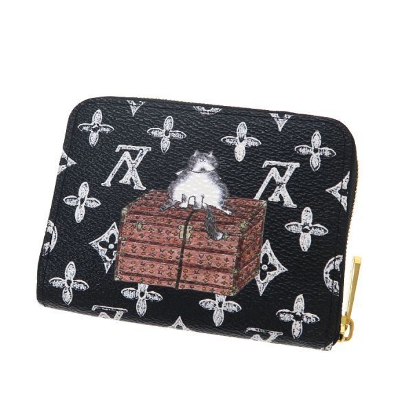Louis Vuitton Monogram Catgram Zippy Coin Purse — view 2