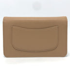 Chanel Shoulder Bag CC Logo Caviar Leather Beige — view 2