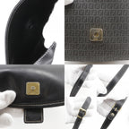 Fendi Zucchino Pochette Gray Shoulder Bag — view 9