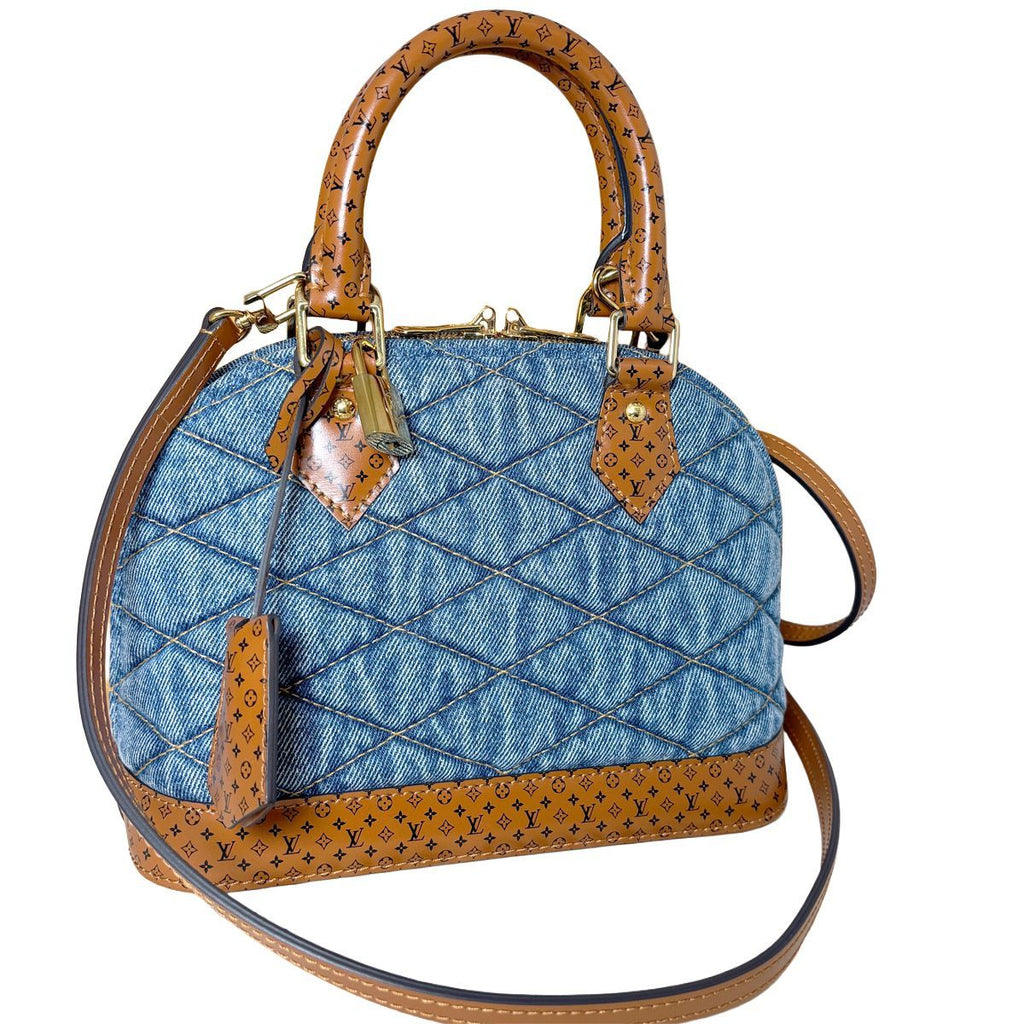Louis Vuitton Maltage Pre Fall Collection Alma BB Monogram Jacquard Denim — view 2