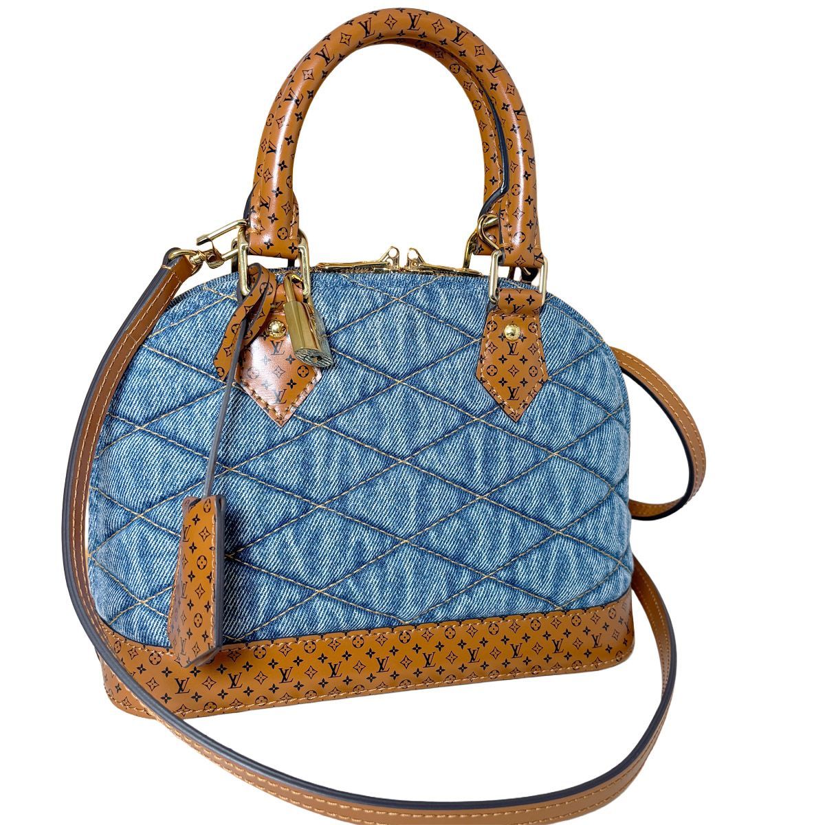 Louis Vuitton Maltage Pre Fall Collection Alma BB Monogram Jacquard Denim — view 2