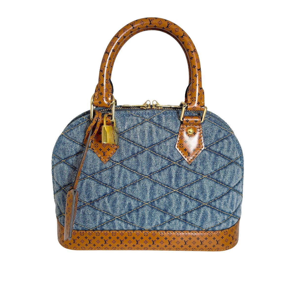 Louis Vuitton Maltage Pre Fall Collection Alma BB Monogram Jacquard Denim — view 3