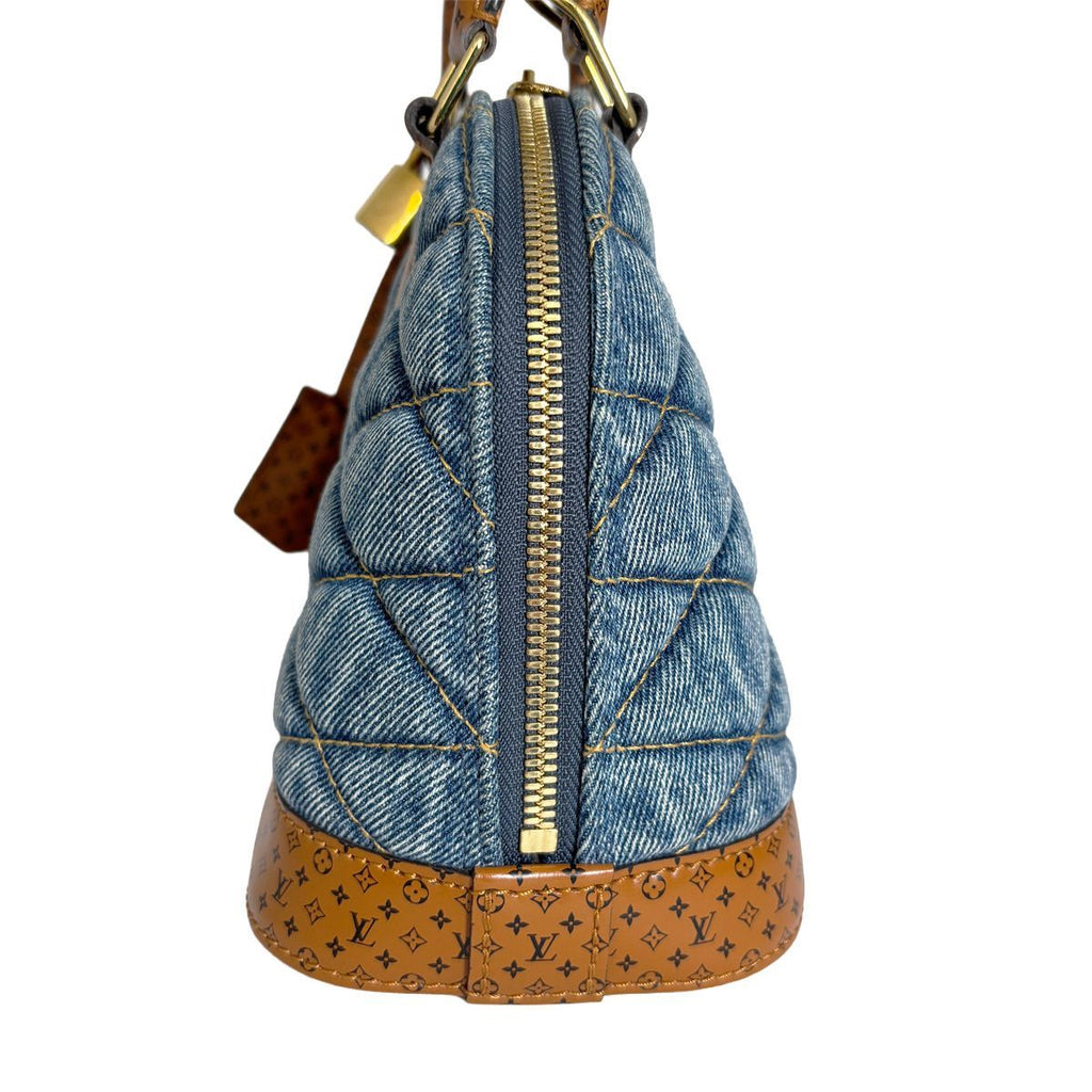Louis Vuitton Maltage Pre Fall Collection Alma BB Monogram Jacquard Denim — view 4