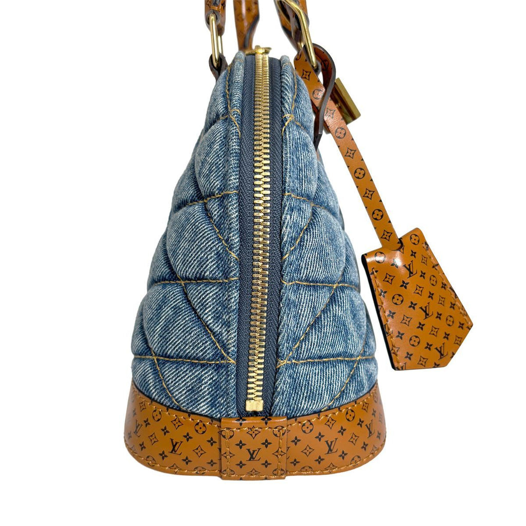 Louis Vuitton Maltage Pre Fall Collection Alma BB Monogram Jacquard Denim — view 5