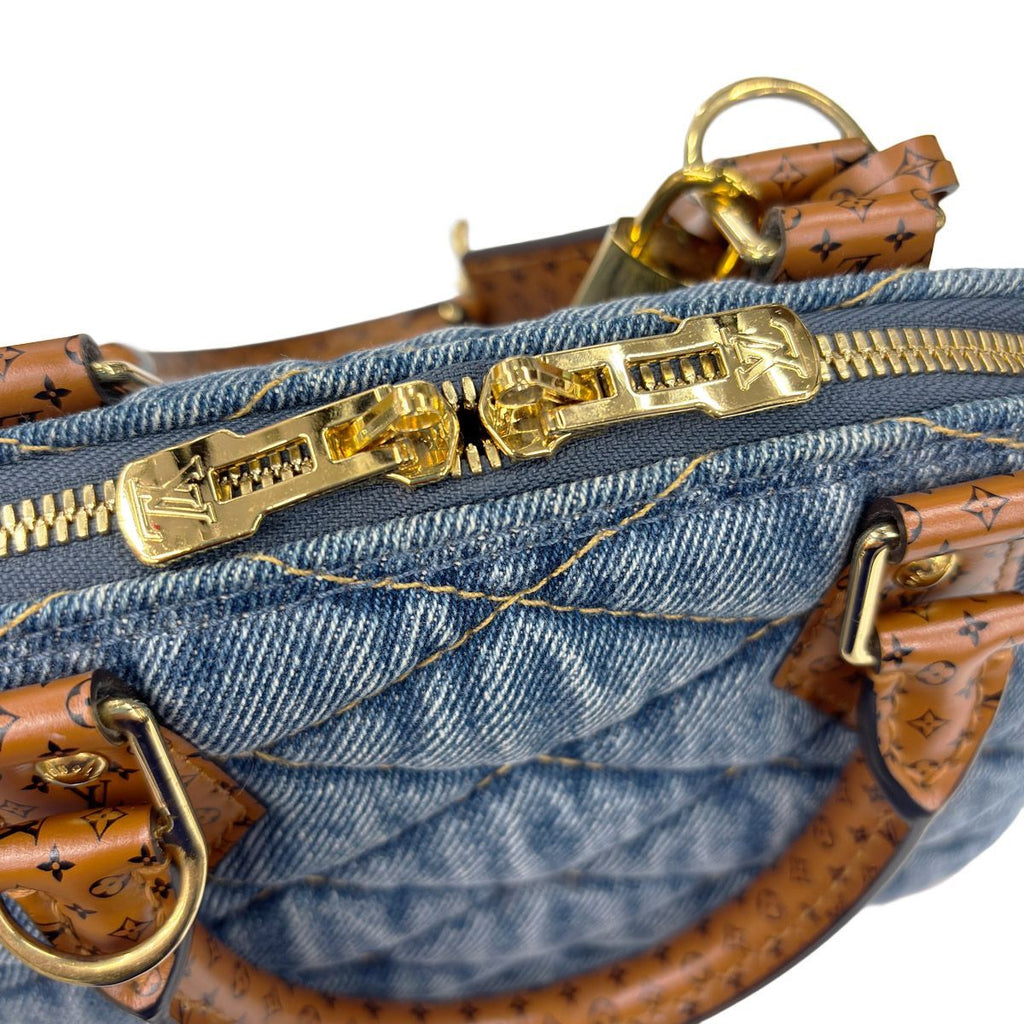 Louis Vuitton Maltage Pre Fall Collection Alma BB Monogram Jacquard Denim — view 7
