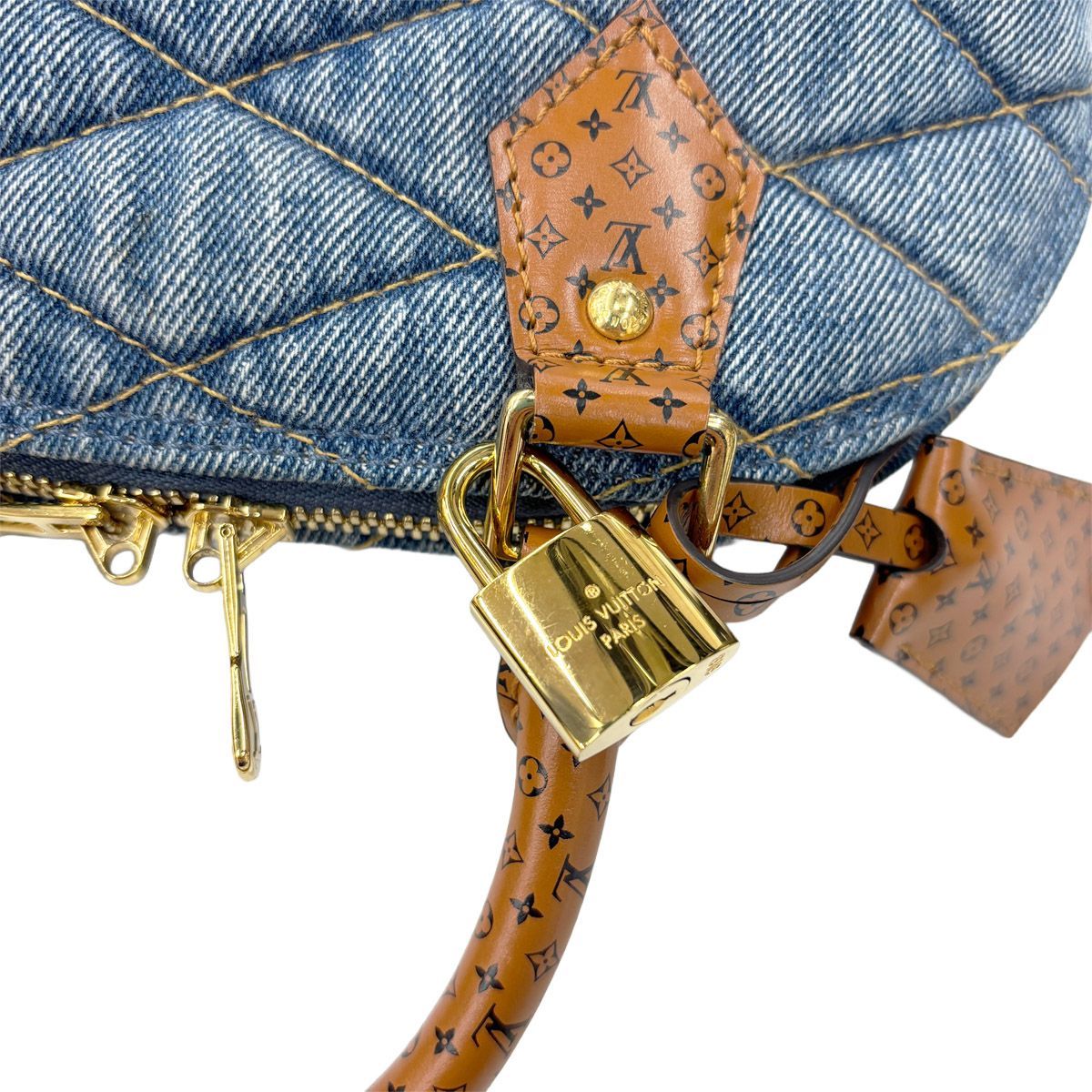 Louis Vuitton Maltage Pre Fall Collection Alma BB Monogram Jacquard Denim — view 9