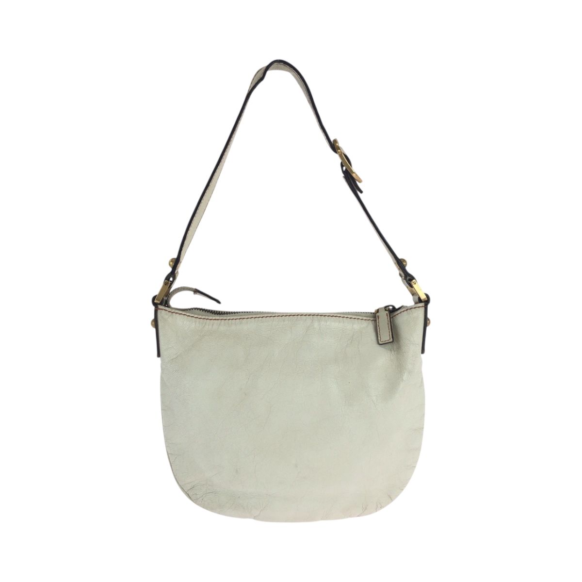 Gucci Soho Interlocking White Gold Leather Hobo Shoulder Bag — view 2