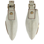 Gucci Soho Interlocking White Gold Leather Hobo Shoulder Bag — view 8