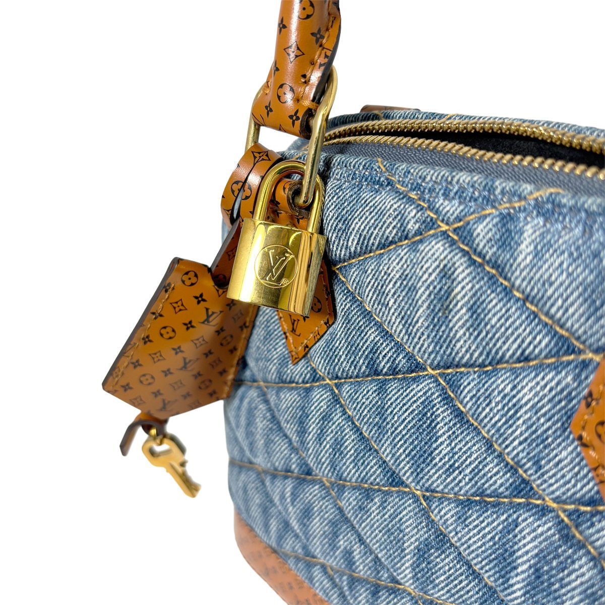 Louis Vuitton Maltage Pre Fall Collection Alma BB Monogram Jacquard Denim — view 8