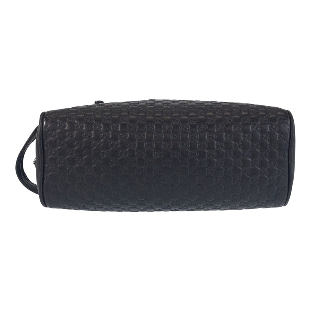 Gucci Micro Guccissima Black Leather Clutch — view 9