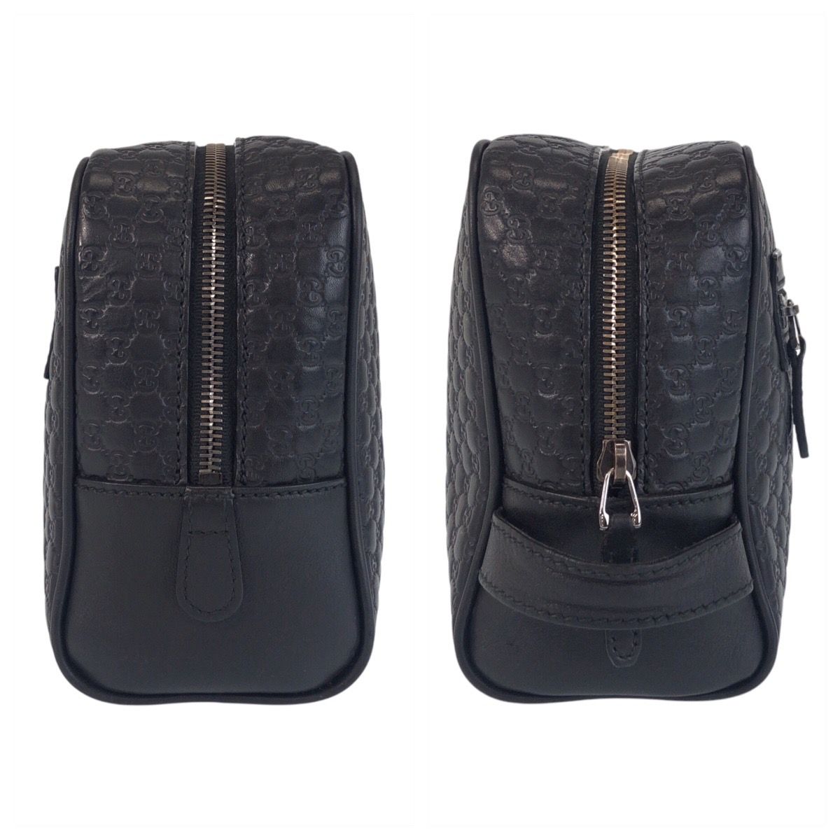 Gucci Micro Guccissima Black Leather Clutch — view 7