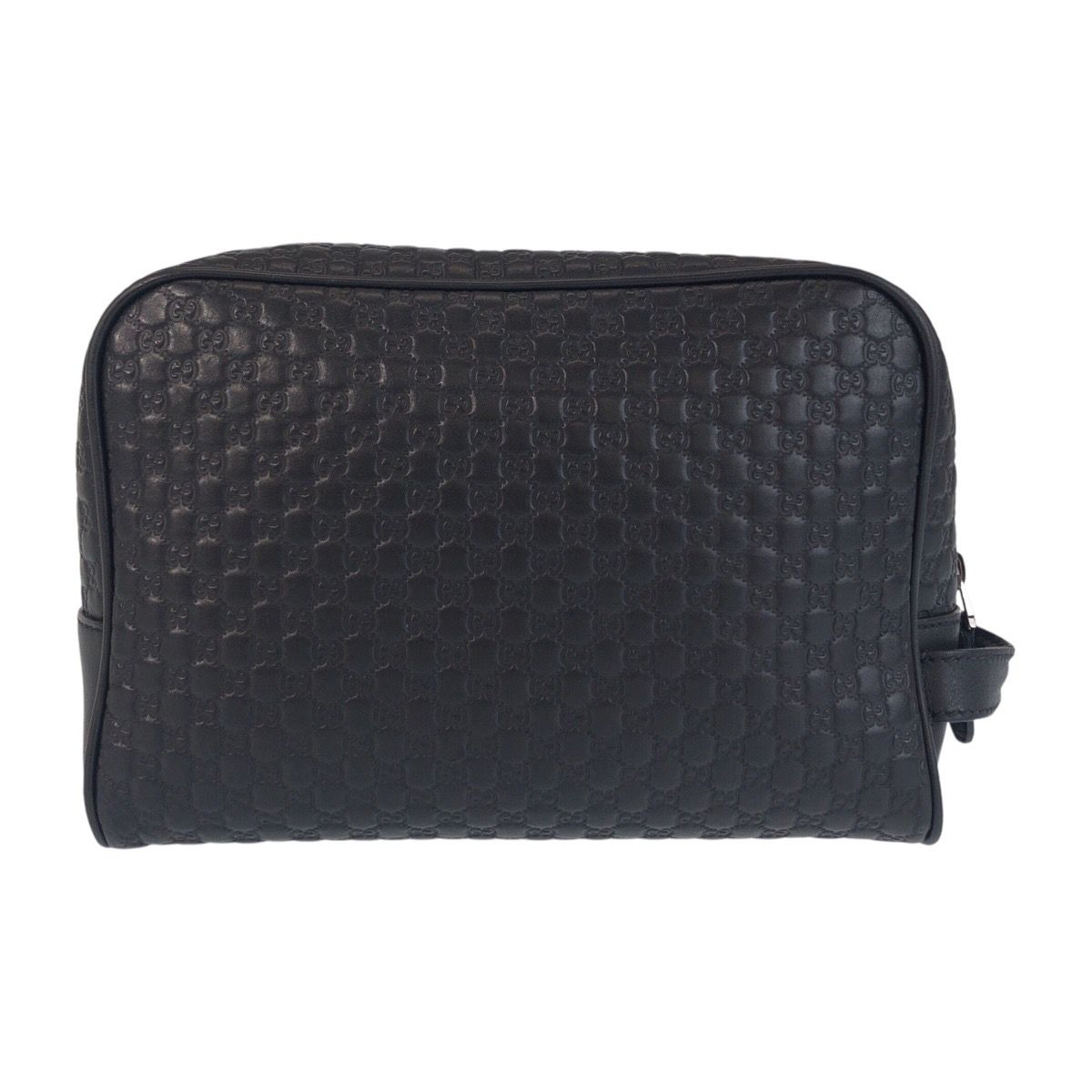 Gucci Micro Guccissima Black Leather Clutch — view 2