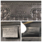 Gucci Micro Guccissima Black Leather Clutch — view 4