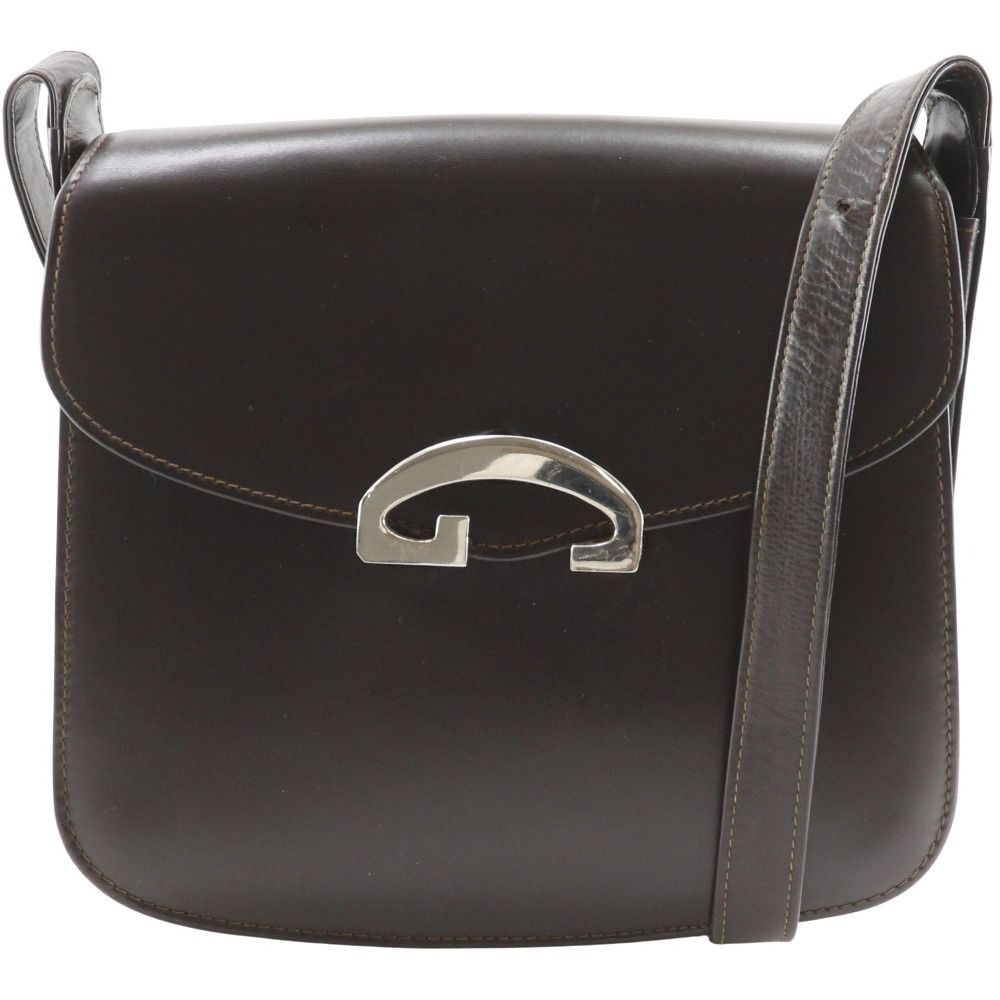 Gucci Vintage Calf Brown Shoulder Bag — view 2