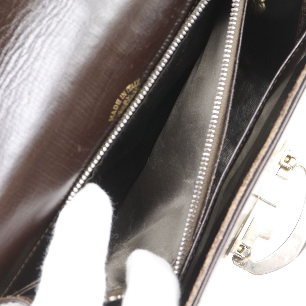 Gucci Vintage Calf Brown Shoulder Bag — view 6