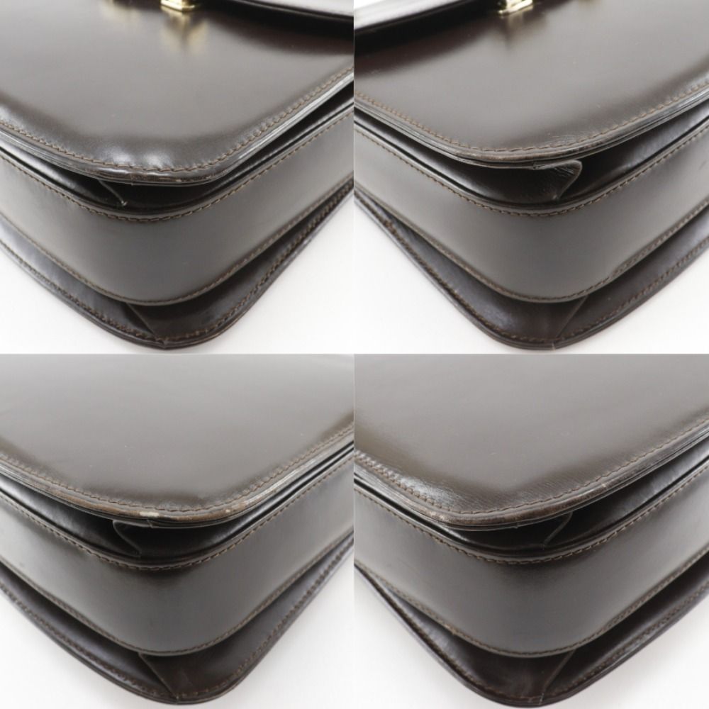 Gucci Vintage Calf Brown Shoulder Bag — view 4
