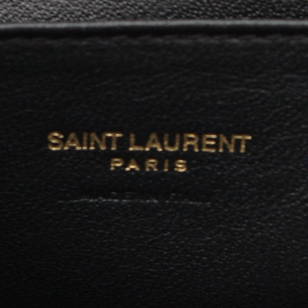 Saint Laurent Baby Cabas 2-Way Shoulder Handbag Black — view 7