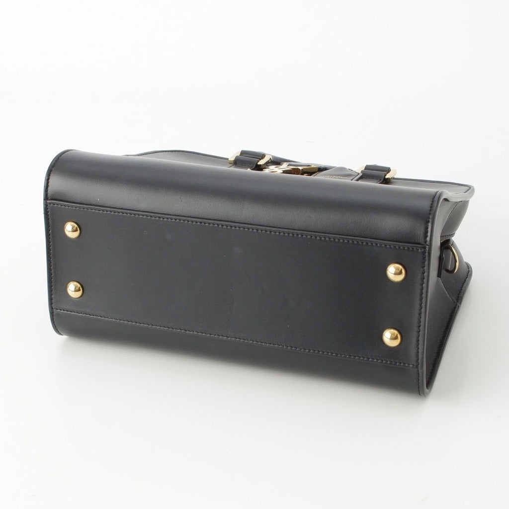 Saint Laurent Baby Cabas 2-Way Shoulder Handbag Black — view 5