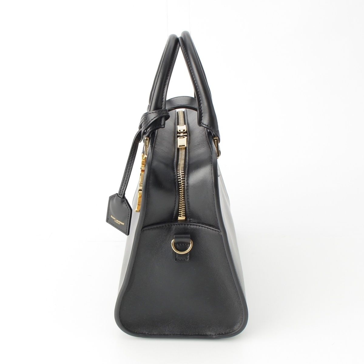 Saint Laurent Baby Cabas 2-Way Shoulder Handbag Black — view 3