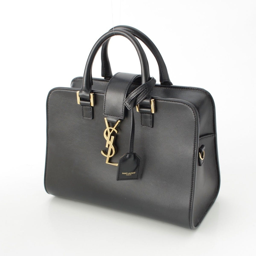 Saint Laurent Baby Cabas 2-Way Shoulder Handbag Black — view 2