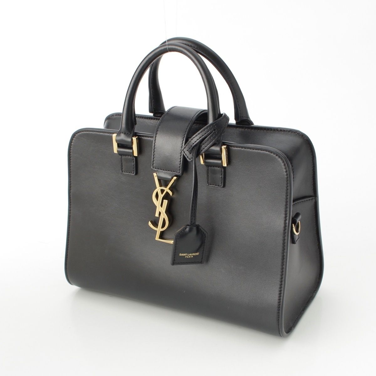 Saint Laurent Baby Cabas 2-Way Shoulder Handbag Black — view 2