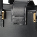 Saint Laurent Baby Cabas 2-Way Shoulder Handbag Black — view 9