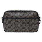 Gucci Shoulder Bag GG Supreme Gray Black — view 2