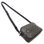 Gucci Shoulder Bag GG Supreme Gray Black — view 4
