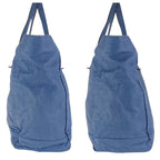 Gucci Blue Navy Leather Tote Shoulder Bag — view 8
