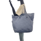 Gucci Blue Navy Leather Tote Shoulder Bag — view 7