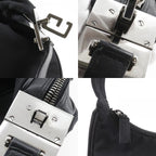Gucci 001.3341.3444 Nylon Canvas Black Shoulder Bag — view 9
