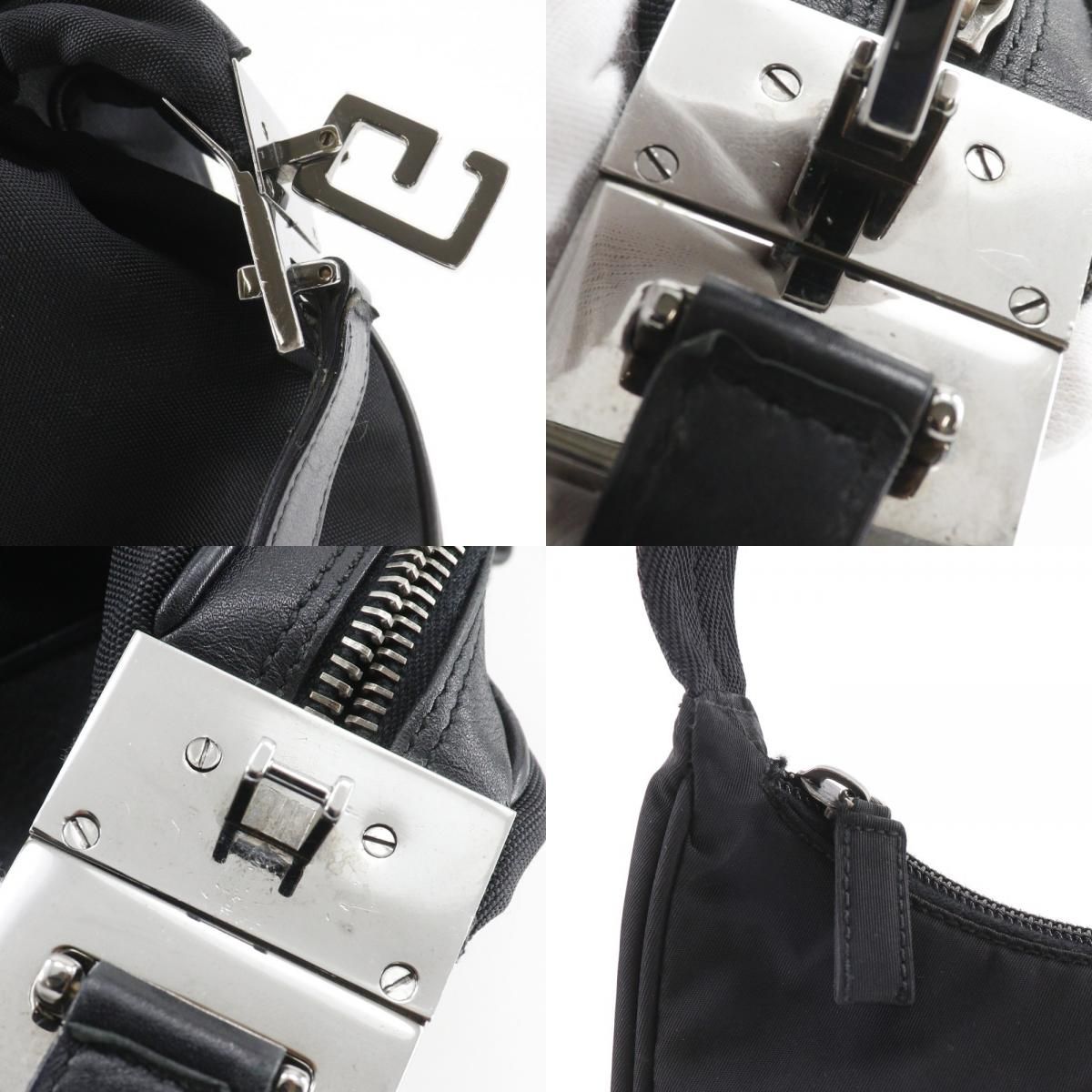 Gucci 001.3341.3444 Nylon Canvas Black Shoulder Bag — view 9