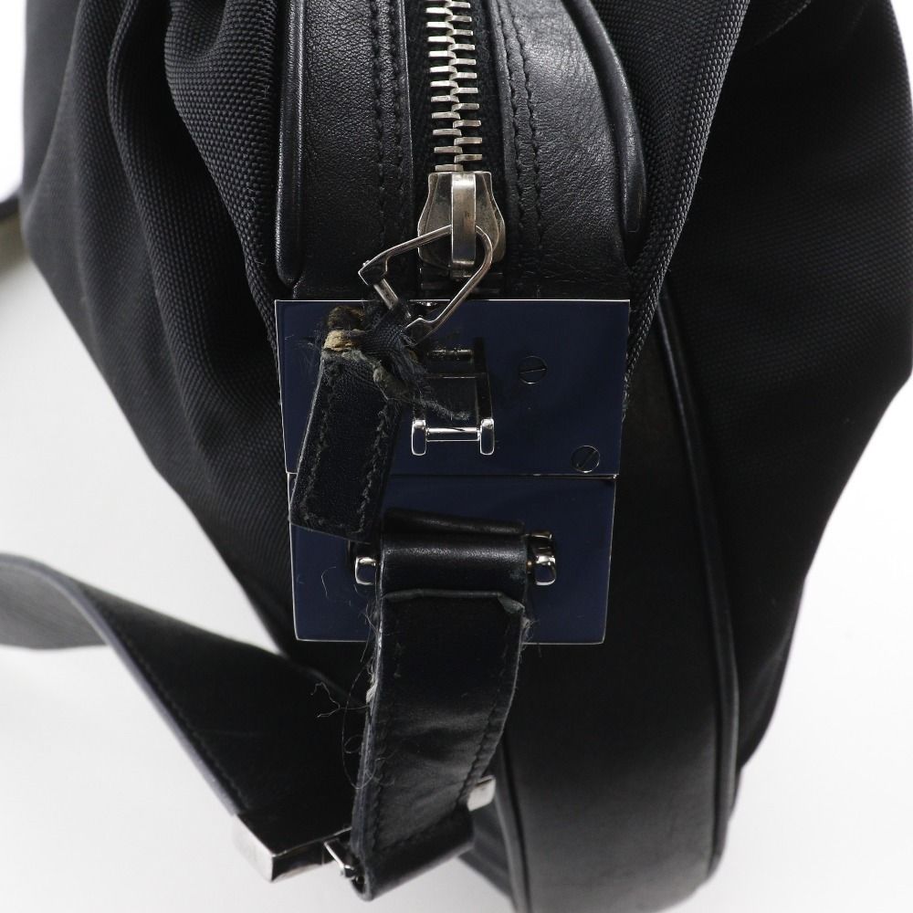 Gucci 001.3341.3444 Nylon Canvas Black Shoulder Bag — view 7