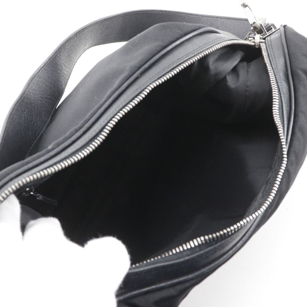 Gucci 001.3341.3444 Nylon Canvas Black Shoulder Bag — view 5
