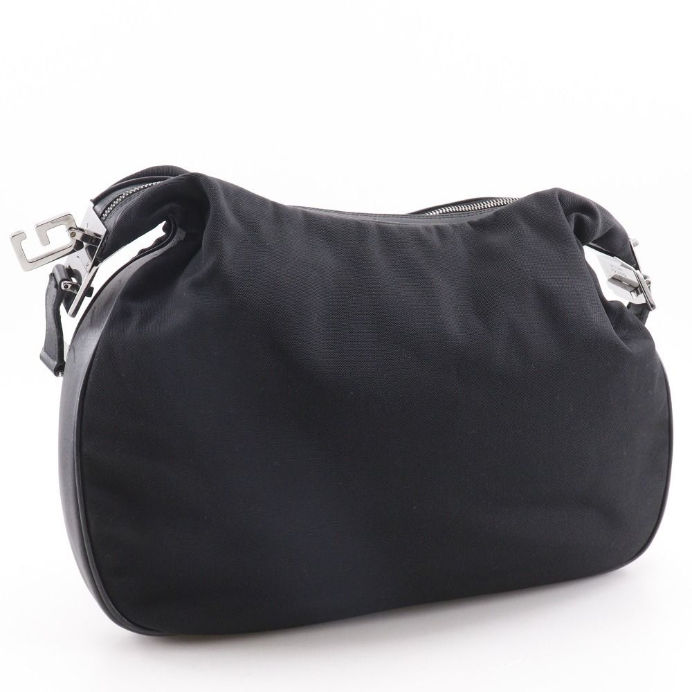 Gucci 001.3341.3444 Nylon Canvas Black Shoulder Bag — view 3