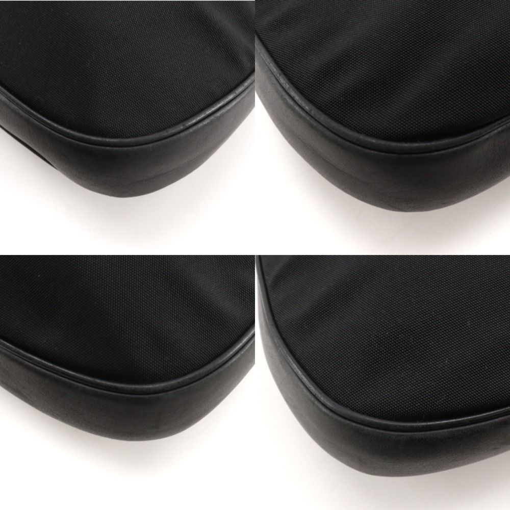 Gucci 001.3341.3444 Nylon Canvas Black Shoulder Bag — view 4
