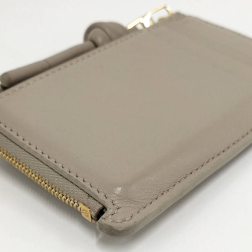 Loewe Wallet Fragment Case Logo Leather Beige — view 5