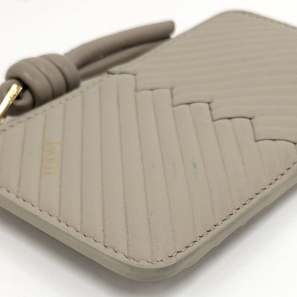 Loewe Wallet Fragment Case Logo Leather Beige — view 4