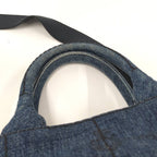 Prada 2-Way Tote Canapa Denim Gray — view 5