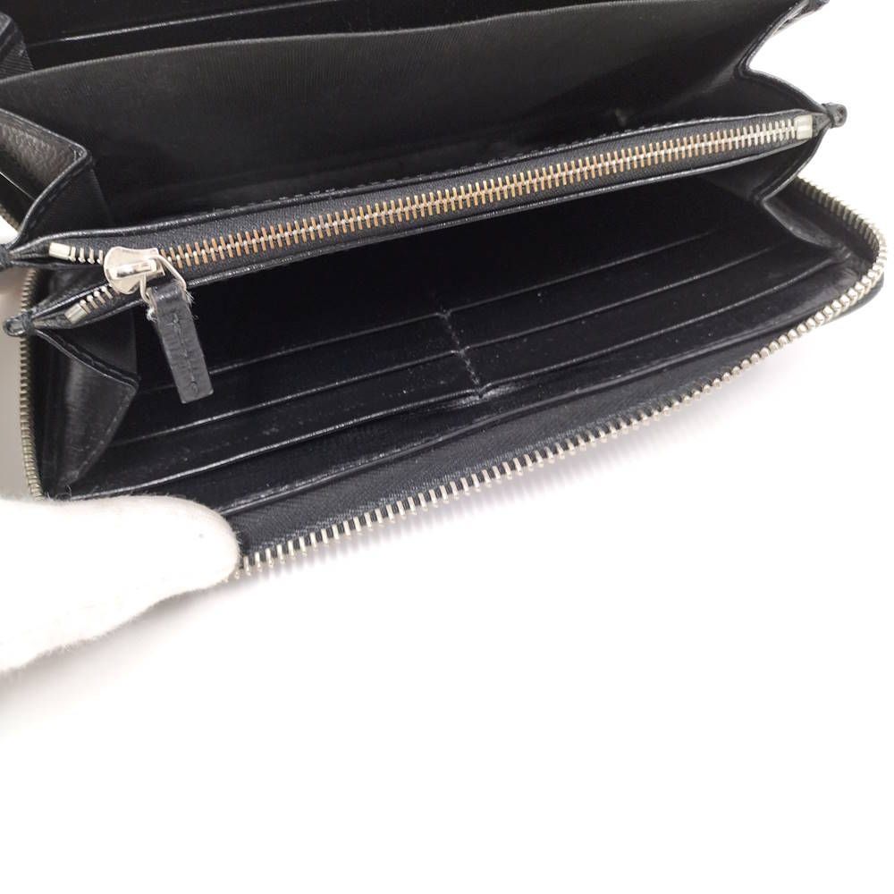 Gucci Zip Around Wallet Interlocking GG Supreme Black — view 8