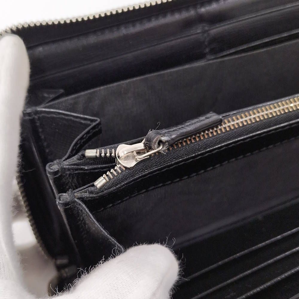 Gucci Zip Around Wallet Interlocking GG Supreme Black — view 7