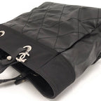 Chanel Paris Biarritz MM Tote Leather Black — view 3