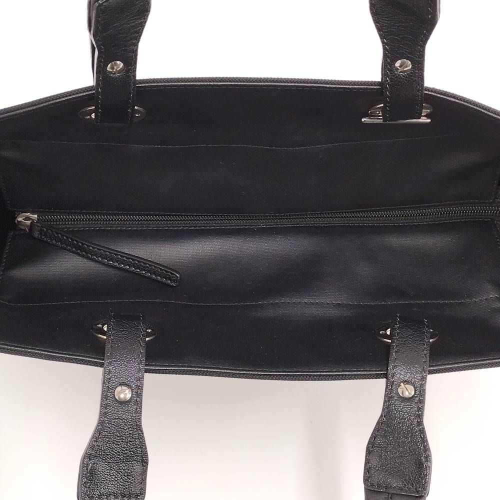 Chanel Paris Biarritz MM Tote Leather Black — view 7
