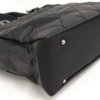 Chanel Paris Biarritz MM Tote Leather Black — view 4