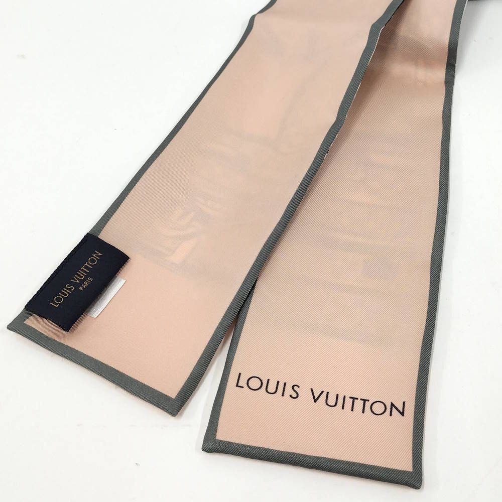 Louis Vuitton Bandeau Trunk Scarf Silk Pink — view 5