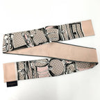 Louis Vuitton Bandeau Trunk Scarf Silk Pink — view 3