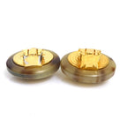 Hermes Earrings Brown — view 6