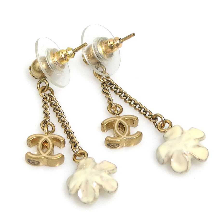 Chanel Earrings White — view 6