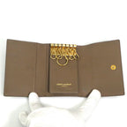 Saint Laurent Key Case Leather Brown