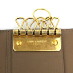Saint Laurent Key Case Leather Brown